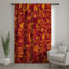 Vibrant Floral Swirls Window Curtains, Floral Sheer & Blockout Curtains - 1 Panel