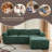 93" Length , Fashionable Modular Sofa, Iron Frame, Chenille Sofa, Suitable For Living Room-2136813171