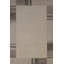 Tapis beige uni uni à bordure Gabbeh 5 x 8