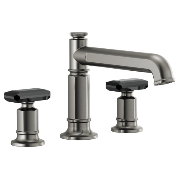 Invari® Roman Tub Faucet, Luxe Steel, Knob