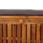 vidaXL Garden Storage Bench, Solid Acacia Wood, Gray Cushion Included, Classic Outdoor Design, Patio & Garden Seating, 35.8" x 19.7" x 23.6", Patio & Deck Organizer, Durable Wooden Furniture-214590052