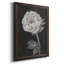 Fleurs noires et blanches II - reproduction d'art sur toile-73983867