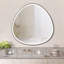 Miroir de salle de bain anti-buée à DEL à intensité variable avec cadre Gunmetal