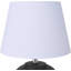 Ceramic Table Lamp With Fabric Shade For Bedroom, Living Room, Or Entryway