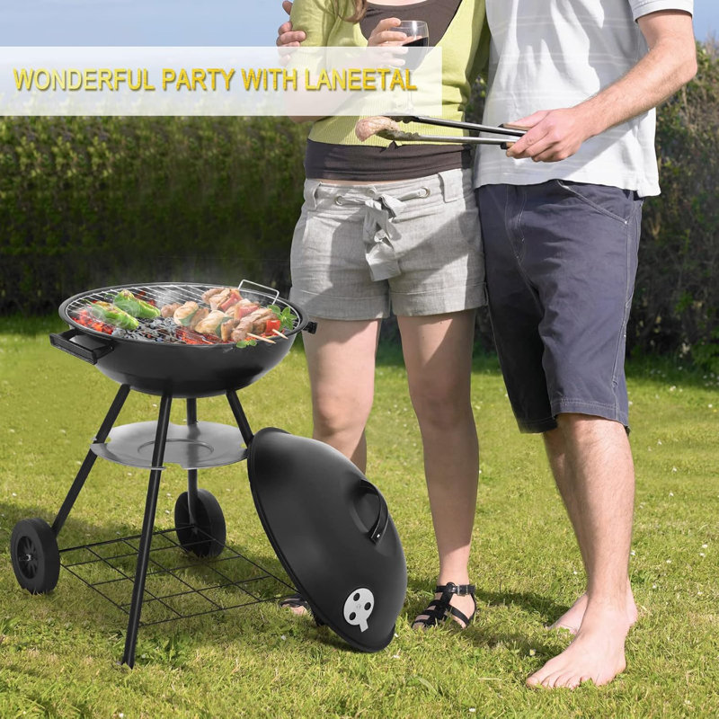 WOLTU 33cm W Kettle Charcoal Grill