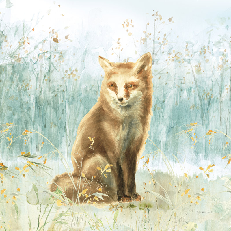 Meadows Edge IV by Danhui Nai - Wrapped Canvas Painting, 51cm H x 51cm W