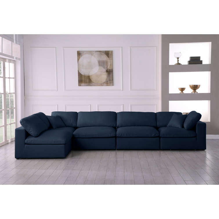Burrows 158" Wide Down Cushion Modular Corner Sectional