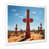White Single Picture Framed