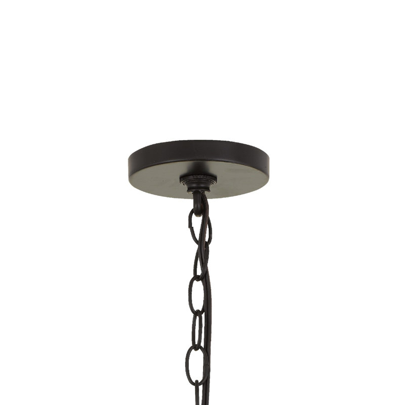 Brielle Capiz Shell 4 Light Bronze Chandelier