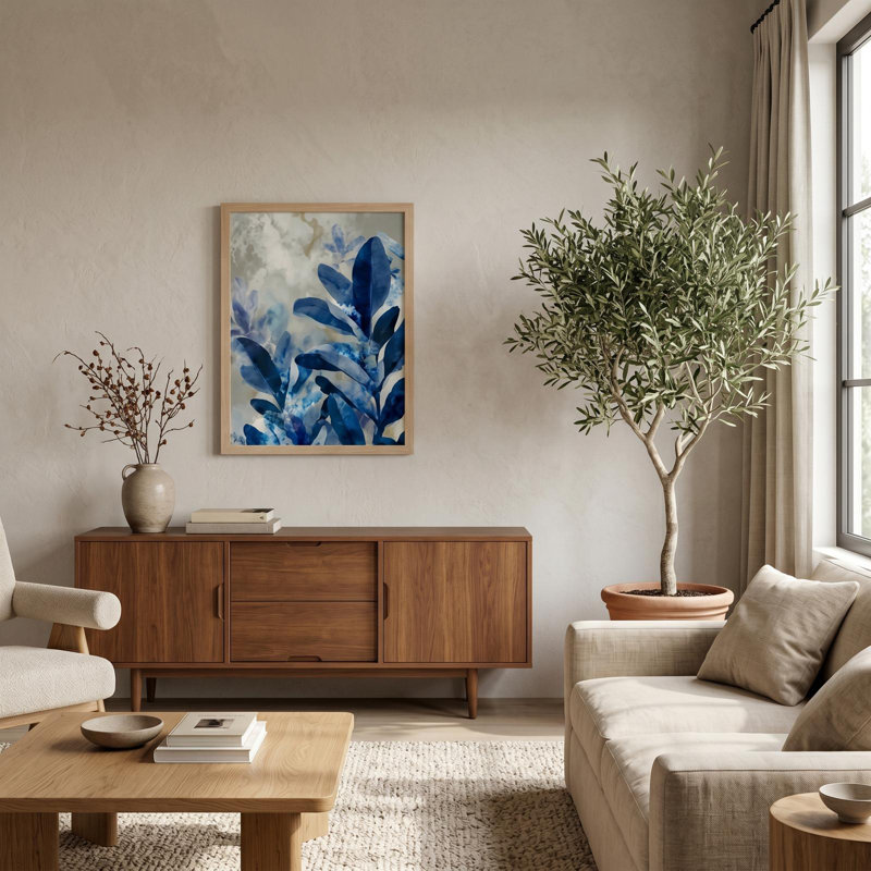 A Symphony in Blue, 40" H x 53" W