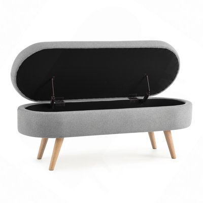 Maly Upholstered 2-Seater Storage Bench