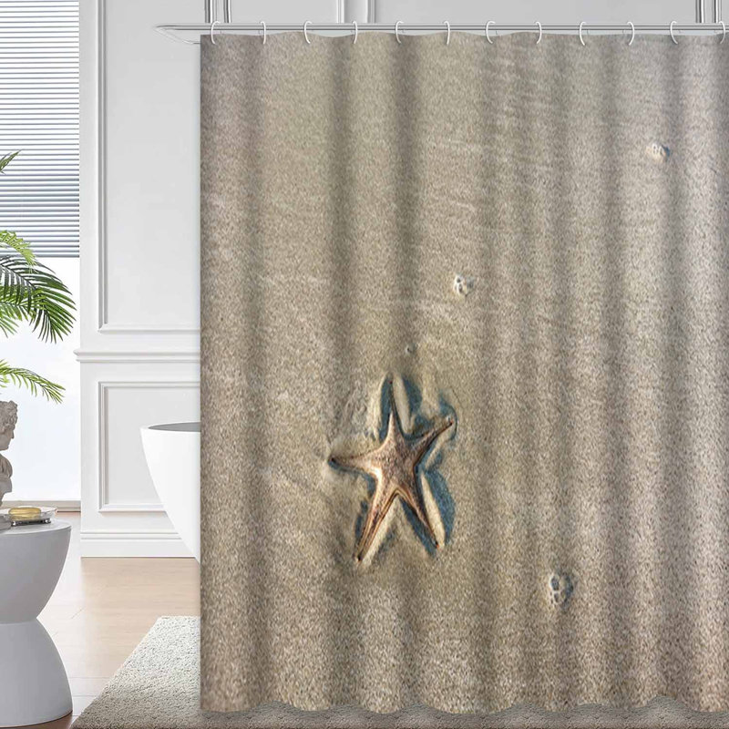 Rideau de douche Starfish Beach, L 72 po x l 72 po