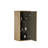 Natural Oak Bathroom Cabinet - For Small Spaces Pre-Assembled & Plywood Construction Safe And Stylish 2 Adjustable Shelves Elegant Striped Design Floating Side Storage Scratch Water Push-Open Door-1132387193