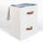 Set of 2 Storage Fabric Boxes with Lids-1153938117