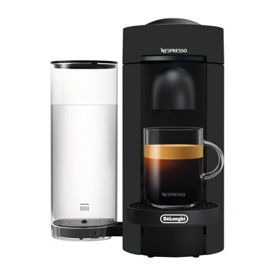 Nespresso VertuoPlus Deluxe Coffee and Espresso Machine by De'Longhi, Limited Edition Matte Black
