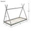 Lit plateforme House avec structure triangulaire-1333782638