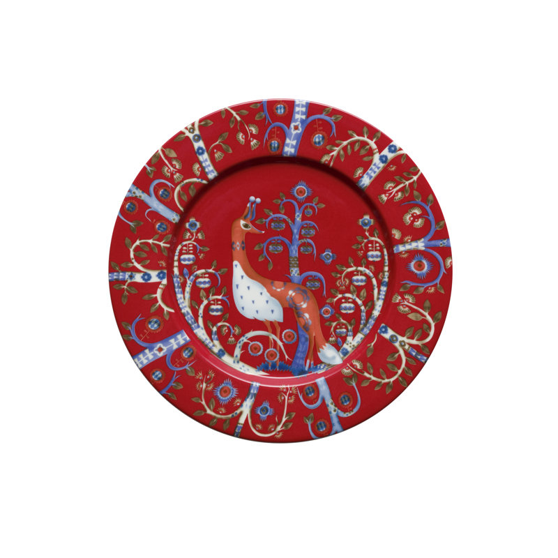 Iittala Taika Salad Plate, Red