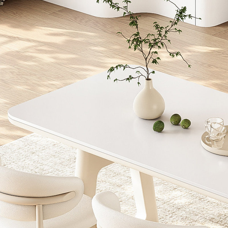 Table de salle à manger élégante et sophistiquée, 5 Pieces: Table, 4 Chairs, 29.52" H x 55.11" W x 31.49" D