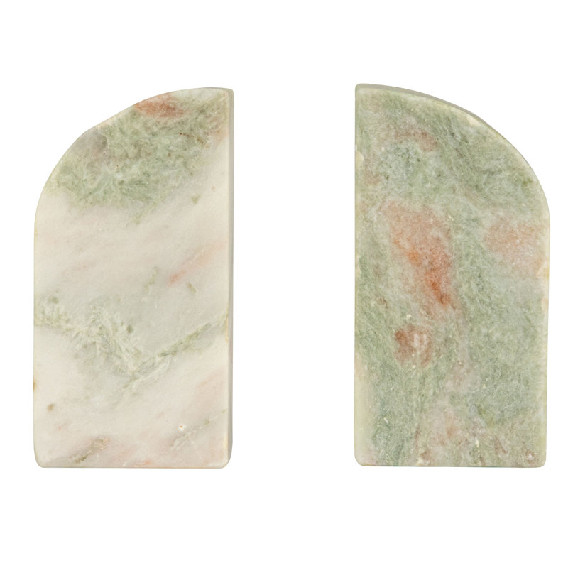 Half Arch Marble Bookends