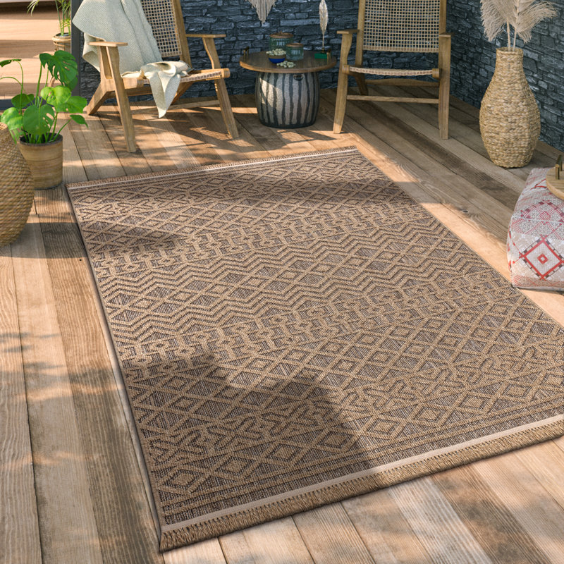 Almarine Geometric Area Rug, Rectangular 80cm x 150cm