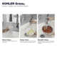 Graze Pull-Down Single Handle Kitchen Faucet With Three-Function Sprayhead With Accessories