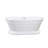 Solace 59.1'' x 29.5'' Soaking Acrylic Bathtub