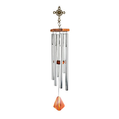 36in Cross/Heart  -  Tube - Wood