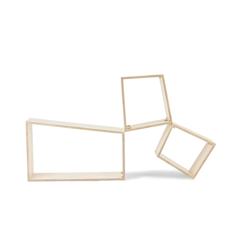 Pirwi Geometric Bookcase