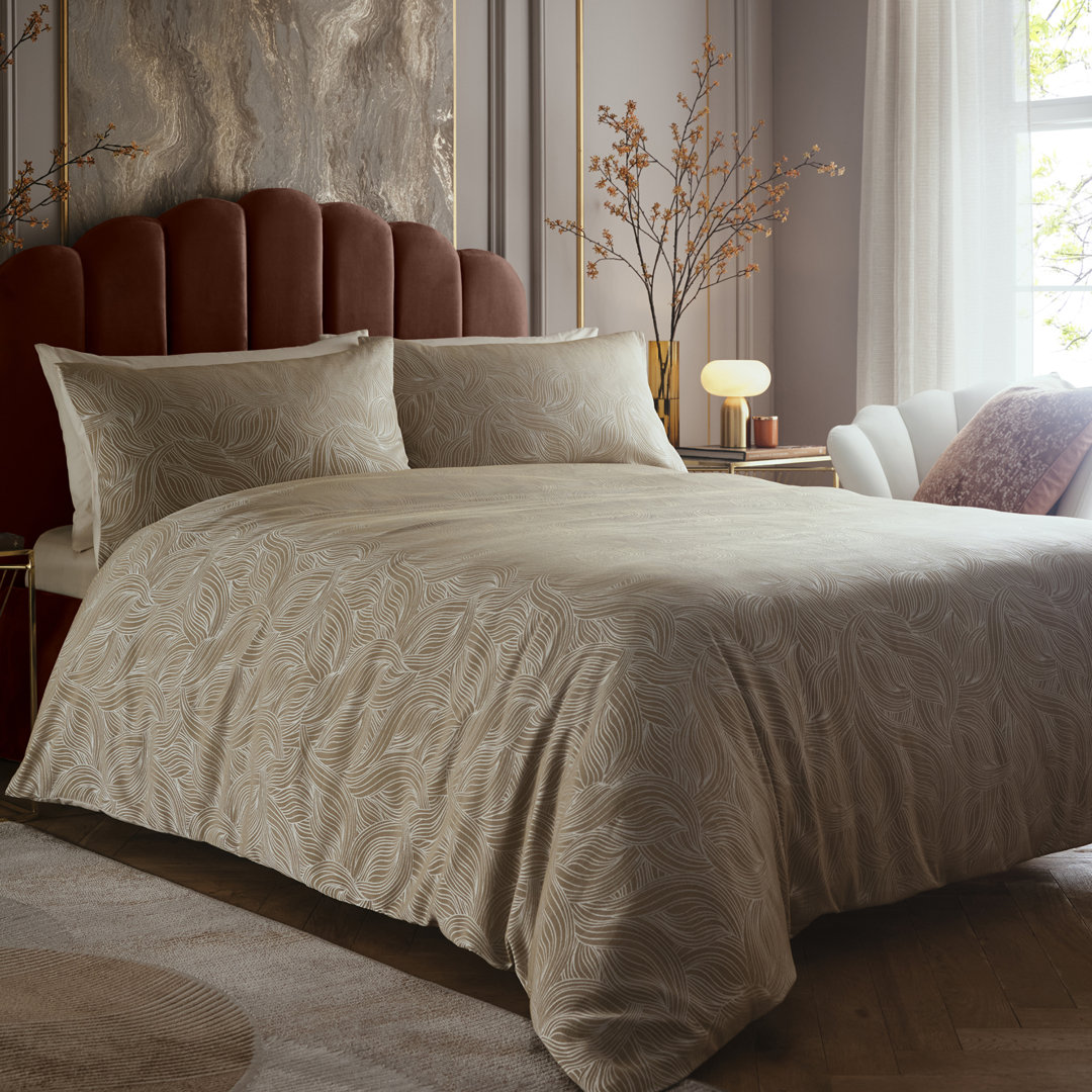 Laurence Llewelyn-Bowen Venus Grace Duvet Cover Set Natural
