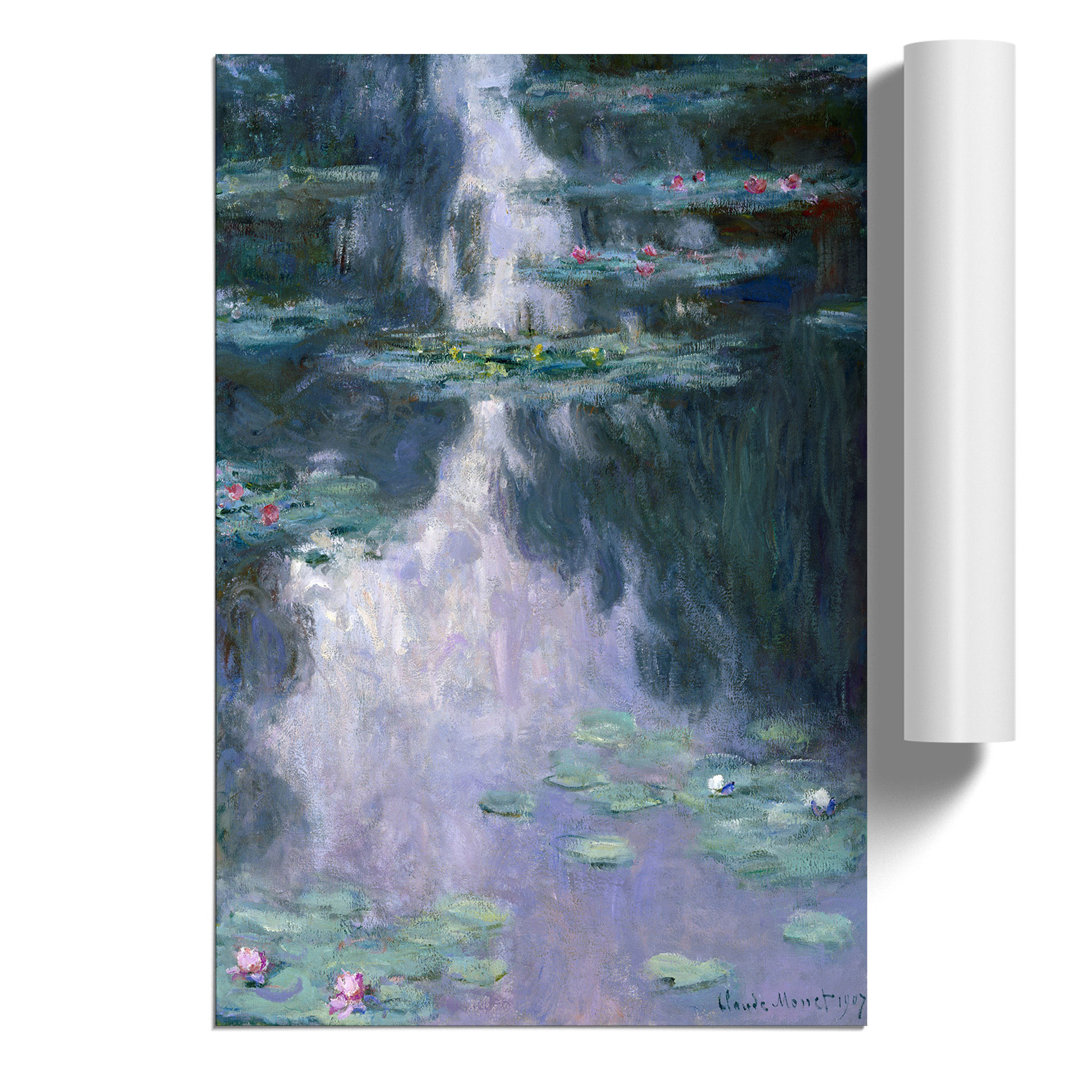 Water Lilies Lily Pond by Claude Monet - Frameless Print