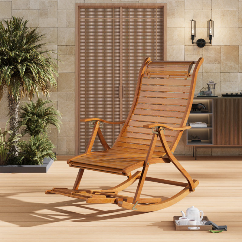 47cm Long Chaise Lounge Set, Brown