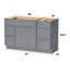 Base de meuble-lavabo simple 51 po seulement-97679224