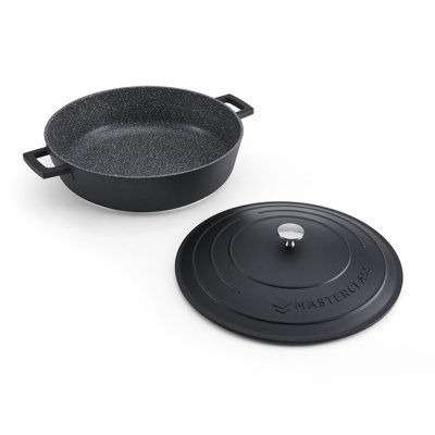 MasterClass Non-Stick Cast Aluminum Round Dutch Oven
