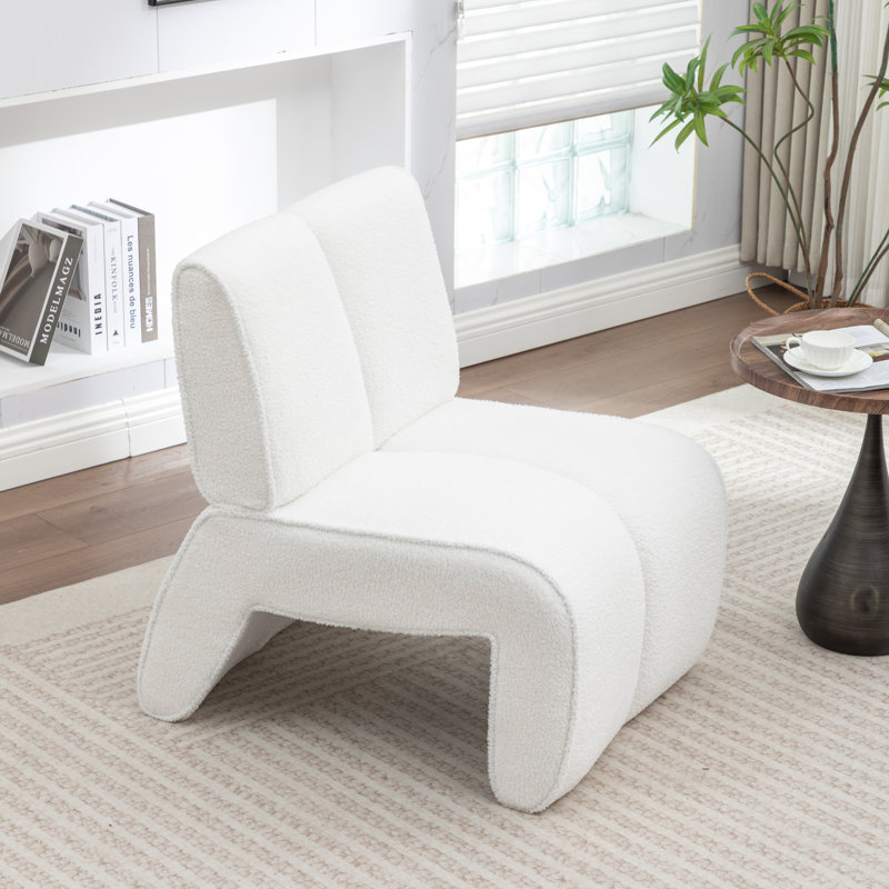 Chaise d'appoint Mathias, Blanc