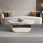 Italian light luxury round rock table coffee table-108345084-108345087