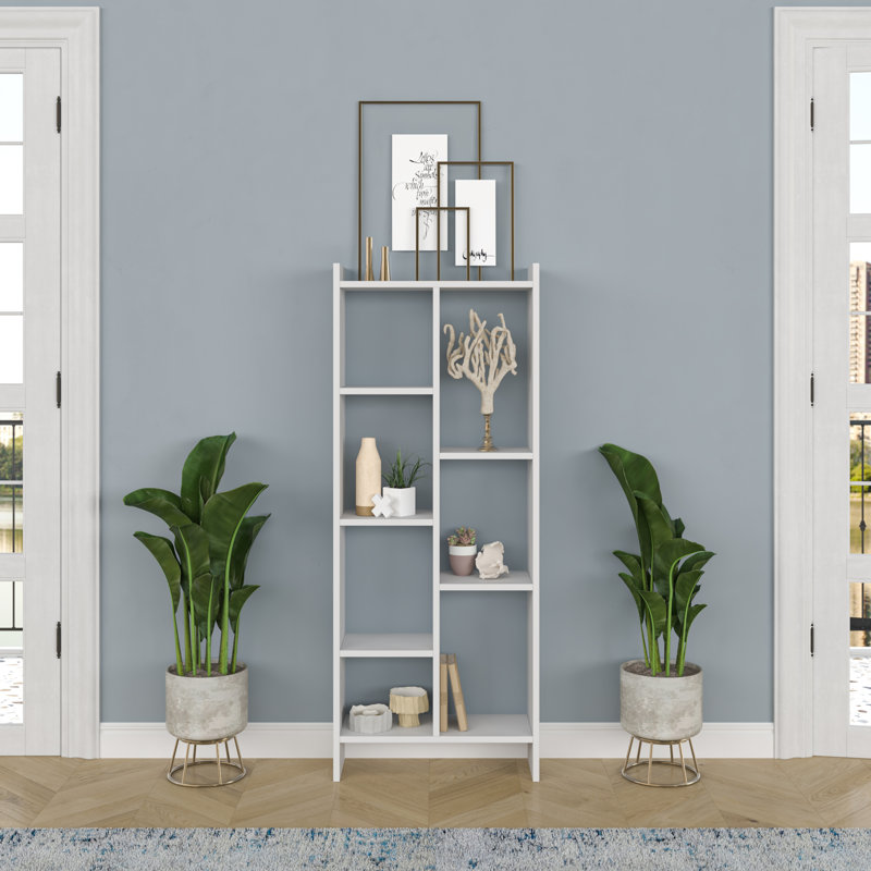 Gjylnaze Bookcase, White