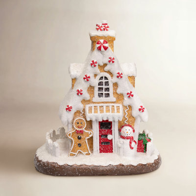 Snowy Gingerbread House