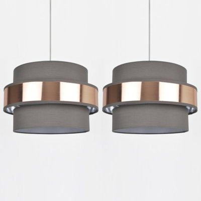 20cm H Cotton Drum Pendant Shade