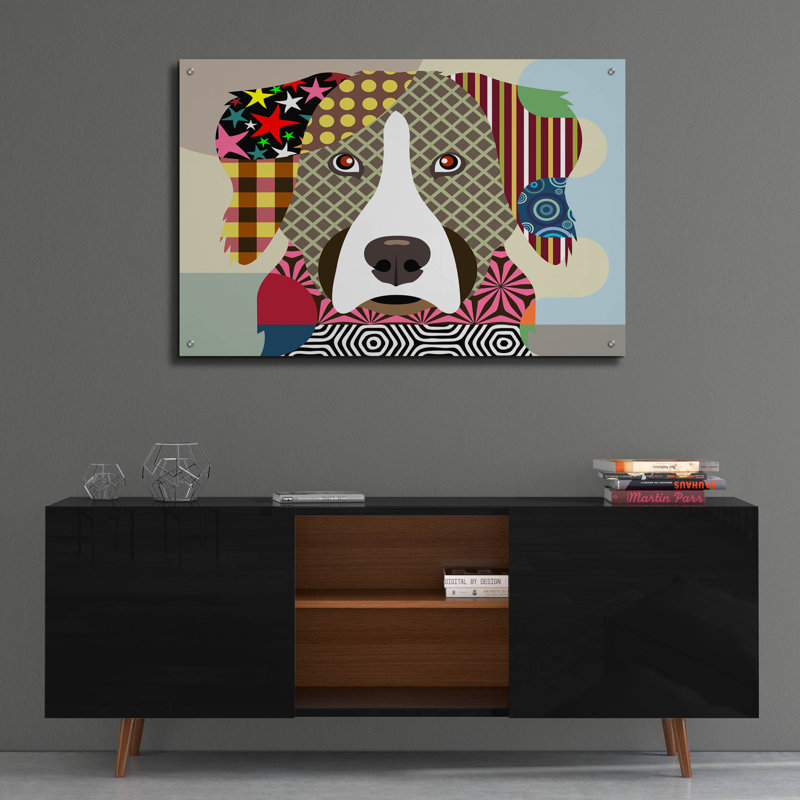 «Bernese Mountain Dog» par Lanre Adefioyue, H 24 po x l 36 po x P 0,2 po