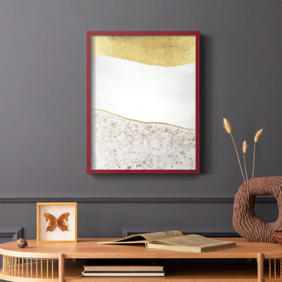Whitestone I Framed Print - Solid Wood