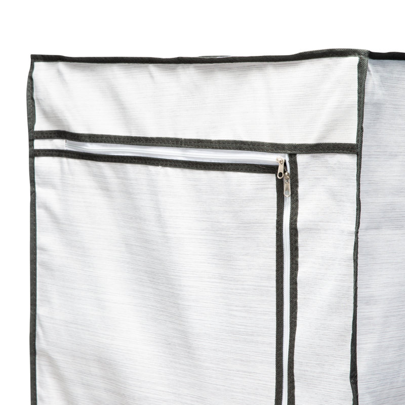 Kaison 12'' Rolling Portable Wardrobe