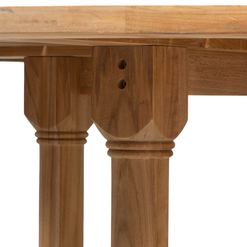 Lakeshore Outdoor Dining Table, Natural Teak