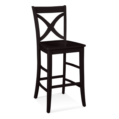 Hues Solid Wood Counter Stool