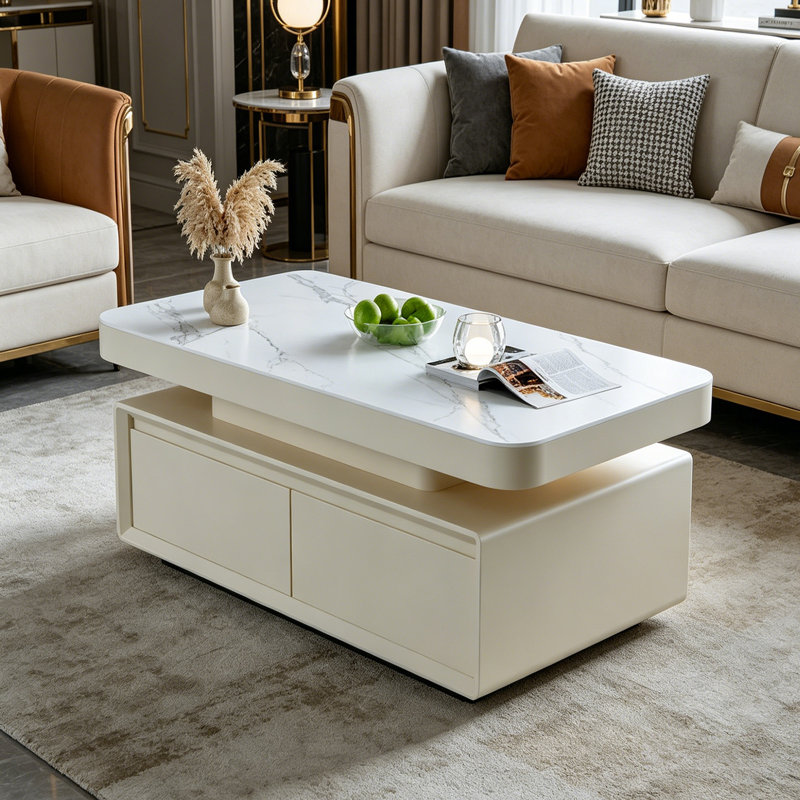 Rizer, White/Light Grey, 17.71" H x 47.24" L x 23.62" W