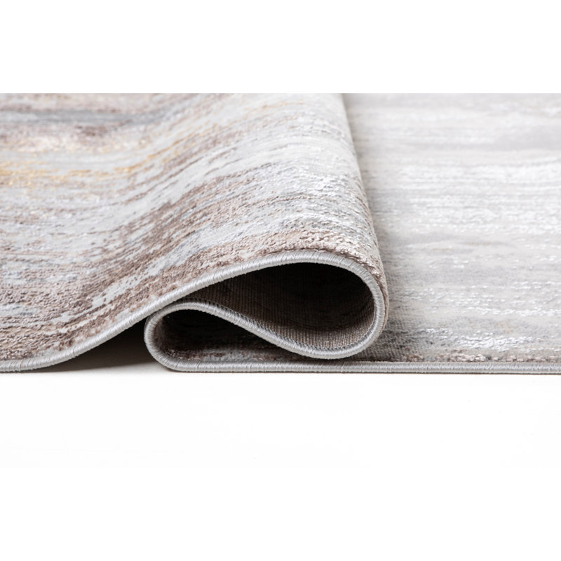 Tapis transitionnel abstrait MDA Rugs Collection Reginald, Rectangle 7 pi 1 po x 10 pi
