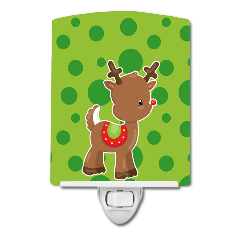 Silloth Reindeer Ceramic Night Light