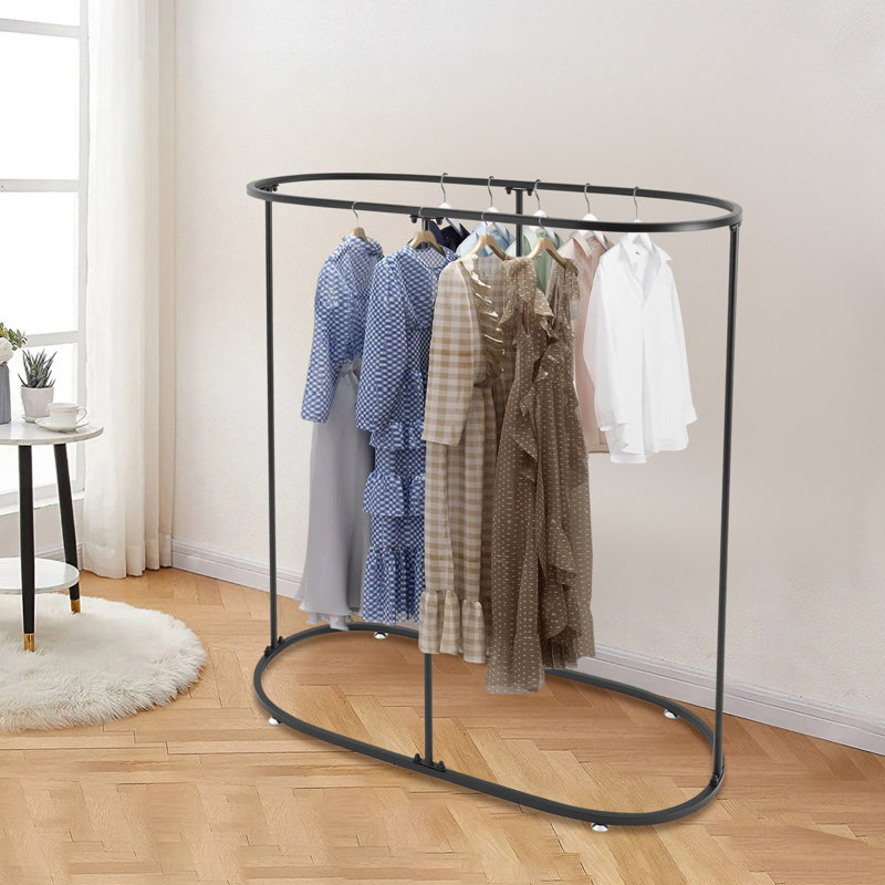 Porte-vêtements sur pied, Noir