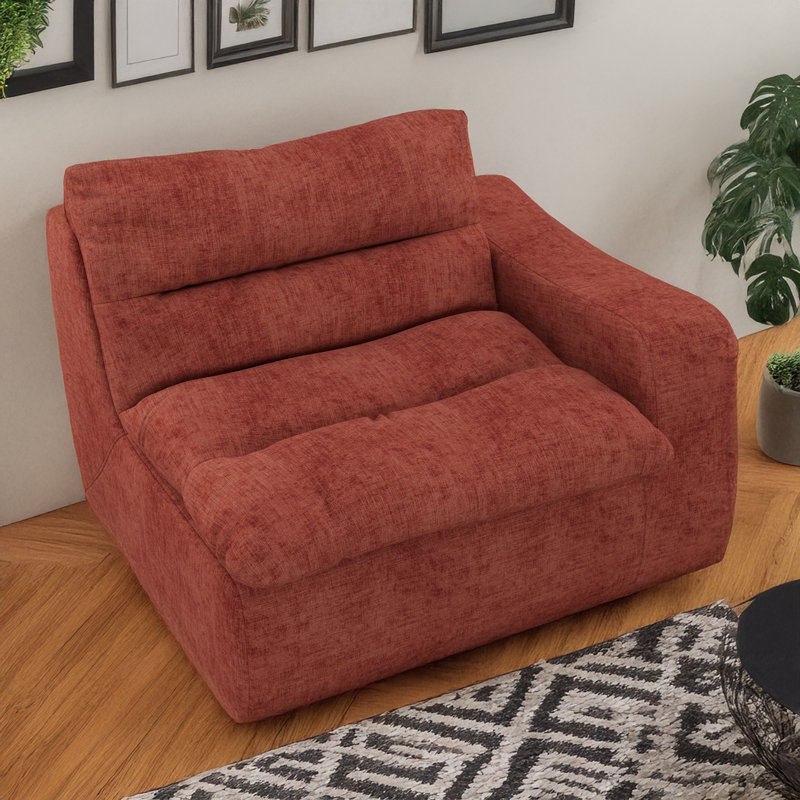Canapé modulaire moderne, Orange