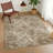 Machine Washable Indoor/Outdoor Chantille ACN2919 Abstract Rug-2117629833-2117629835