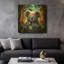 « Koala » par r3darch0n, tableau mural en métal doré, 91,4 cm x 91,4 cm-1000840321